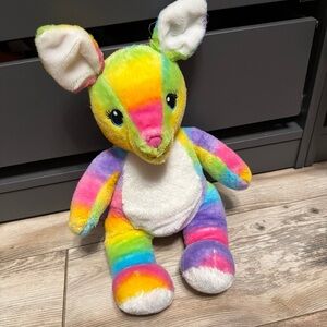 Build a bear Rainbow Plush Kangaroo Toy
